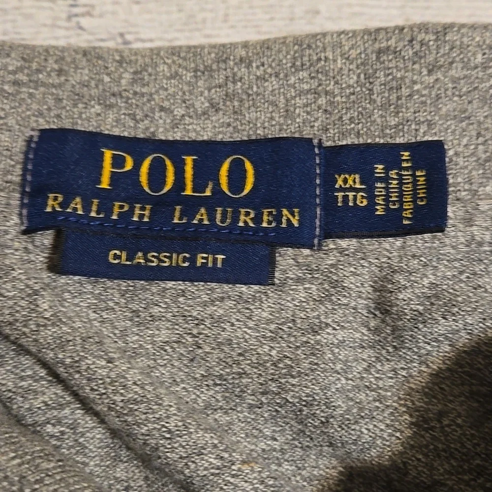 Polo Ralph Lauren Men's Classic Fit Polo Gray Size XXL